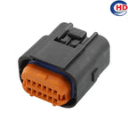 12pin auto plastic wiring harness waterproof plug electric cable sealed connector MX23A12SF1/MX23A12NF1