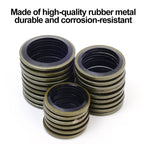 Non-Slip Car High Pressure Fuel Line Drain Plug Gasket Universal Oil Pan Gaskets Accessories Seal M6/M8/M10/M12/M14/M16/M18/M20