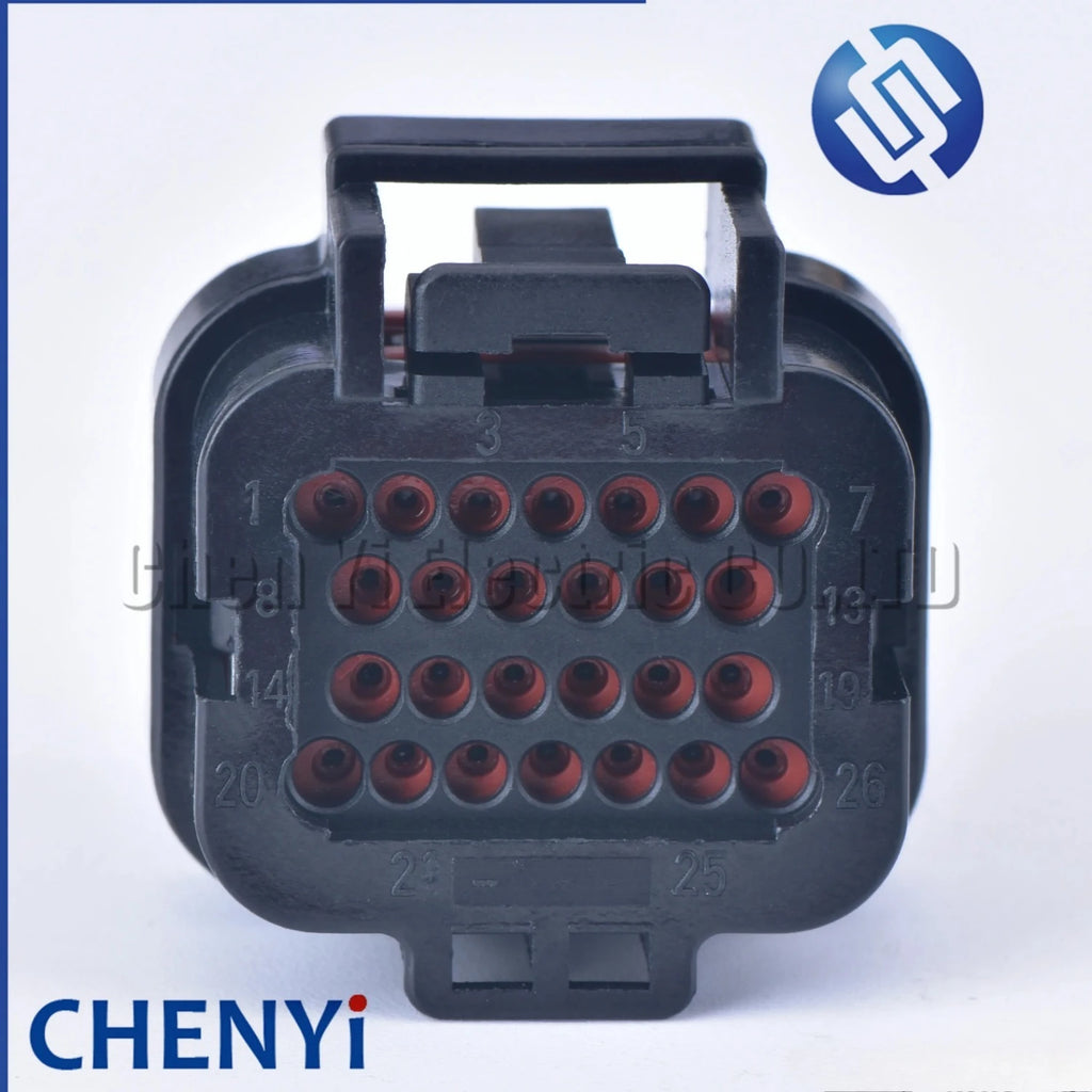 26 Pin ECU/ECM Engine Gearbox Computer Board Plug 1743416-1 For EFI 24x Holley Dominator M1 series M142/M150/M141