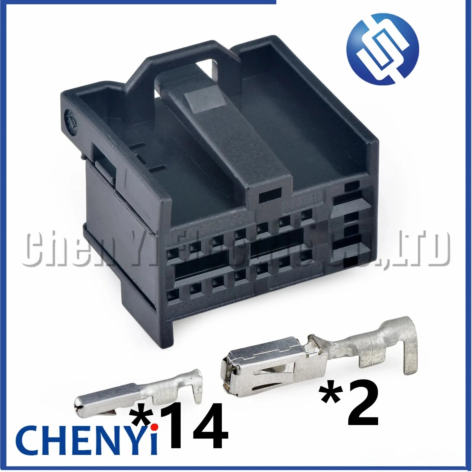 16 Pin Auto connector Front window regulator motor Wire harness plug 1K0972961 1K0 972 961 6RD959801E 6RD959802E