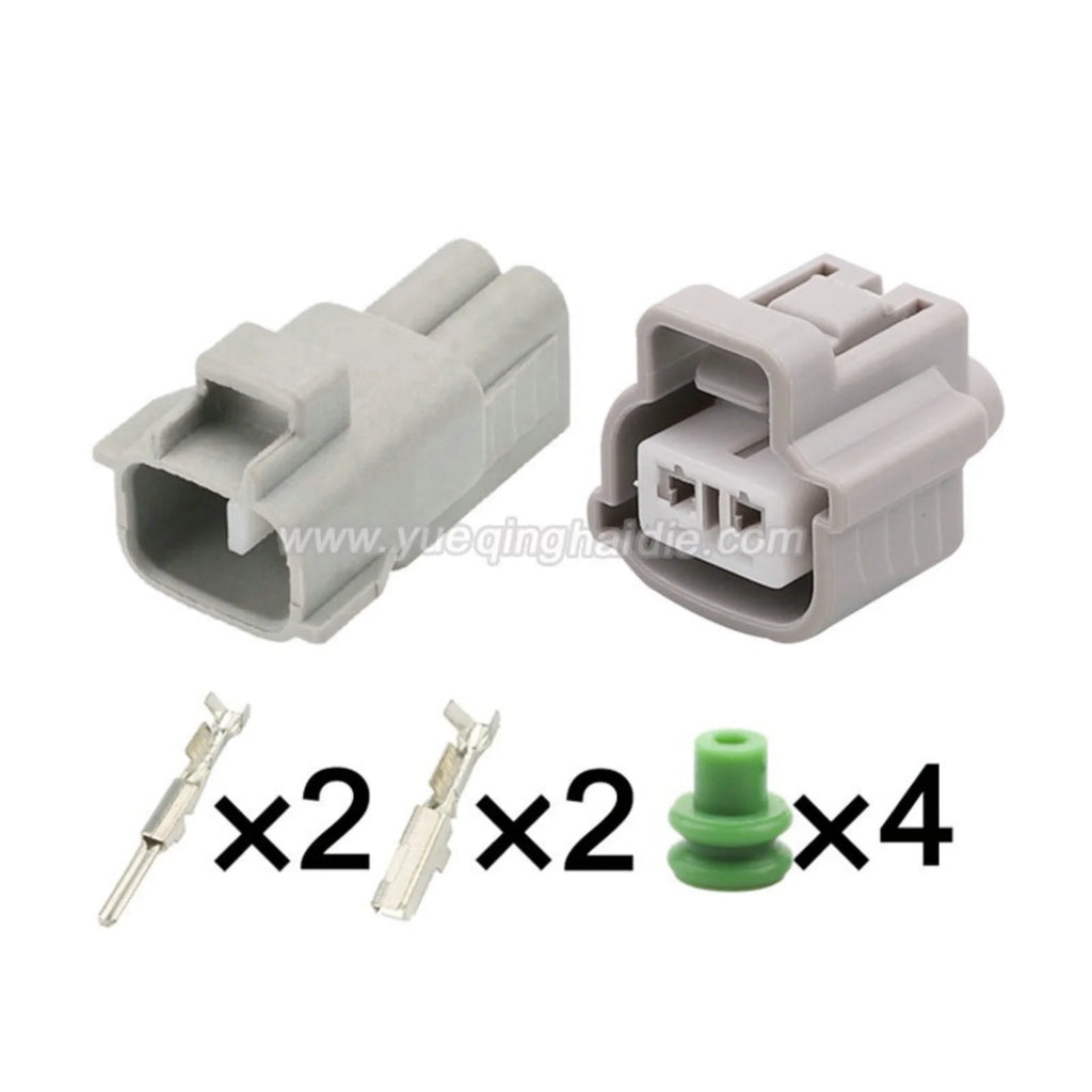 2PIN Automotive Plastic Waterproof 2.2mm Male Female Connectors Wiring Harness  Cable Socket For Toyota 90980-11486 6189-0175