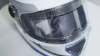Crystal-Clear Helmet Anti-Fog Film–Nano Rain-Repellent Visor Shield for Day/Night Riding, Zero Distortion, Easy DIY Application