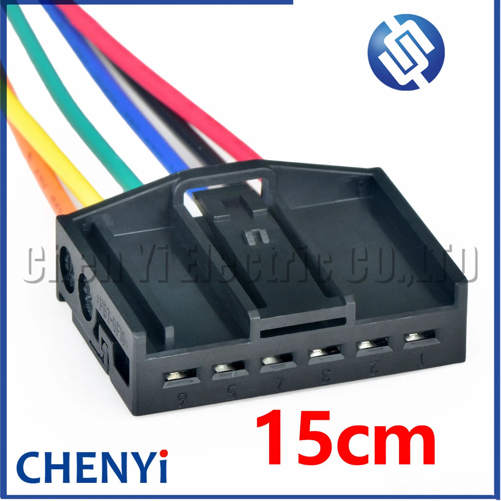 6 Pin Automotive connector Car tail light harness Power Wire Cable plug 6984754-01