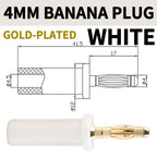 Pure Copper Gold-plated 4mm Banana Plug, Lantern Type, High Current 4mm Sound Box Speaker Wire, Banana Gold-plated Connector