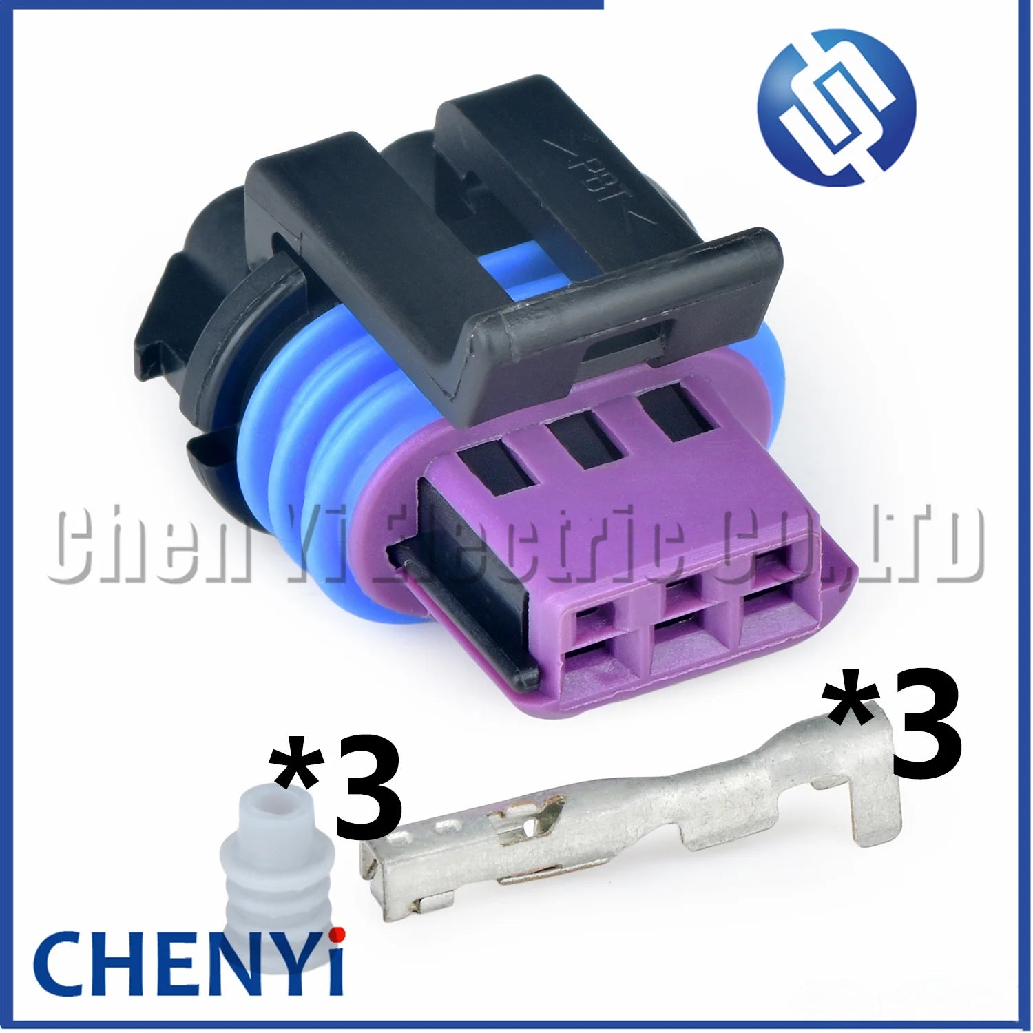3 Pin Automotive waterproof connector turn signal xenon lamp stabilizer harness plug 33152360 15491547 For Buick Chevrolet