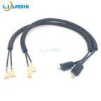 Suitable for Nissan Sunshine Qashqai Qi Jun Lixil change universal high and low snail horn one minute two harness plug