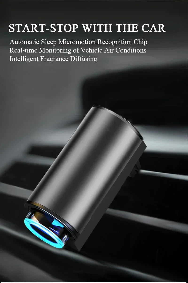Smart Car Fragrance Diffuser Automobile Aromatherapy Air Freshener Interior Deodorizer Light Scent Start Stop Aromatherapy Amagi