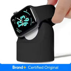 Charger Stand For Apple Watch Series 9 8 Ultra 7 6 5 SE 4 3 2 Charger Dock Station Silicone Iwatch Charging Cable Holder Amagi