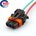 3 Pin Connector  Waterproof  Series  Female Connector Cable Plug Motorcycle Electrical Harnesses Wiring Harness 368161-1