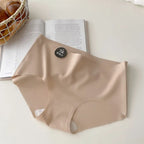 4PC Seamless Silk Women's Panties Ultra-Thin Briefs with High Elasticity Breathable Comfortable Soft Lingerie Underwear Amagi
