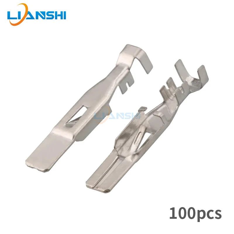 100pcs DJ611A-A6.3B Copper terminal car connector 12020126