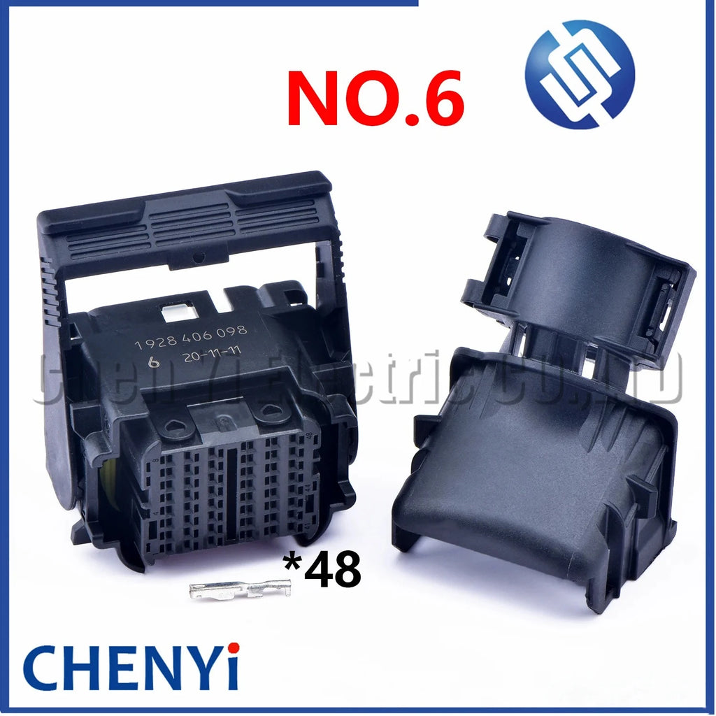 48 Pin/way Auto waterproof connector ECU Plug 1928406096 1928406097 1928406098 1928406099 NO.2 NO.3 NO.6 NO.7 For MD1