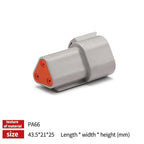 1Set Deutsch DT Series Multi-Pin Bundle (2P/3P/4P/6P/8P) | 22-16AWG Sealed Plug & Socket for Auto Electronics Upgrade DT04-2P
