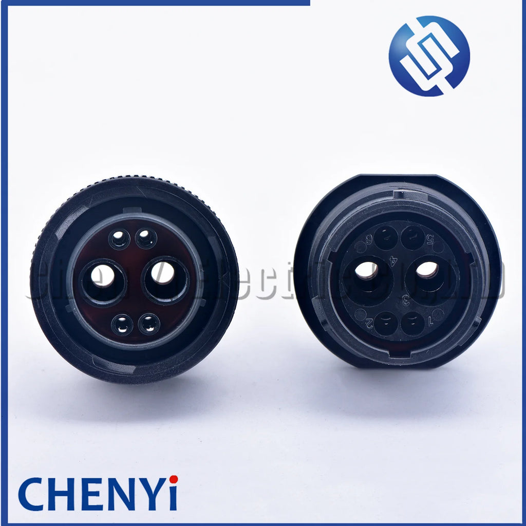 6 Pin connector Cavities HDP26-18-6SN HDP24-18-6PN automotive waterproof plug With Pins For Deutsch HDP series 6