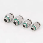 Stainless Steel PC-G Pneumatic Push-In Fitting, Straight Male G Thread Air Tube Connector for Air Compressor & Pneumatic Systems