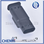 3 Pin Auto Waterproof Connector Reversing radar camshaft position sensor solenoid valve plug 4F0973703 4F0 973 703 1-1718644-1