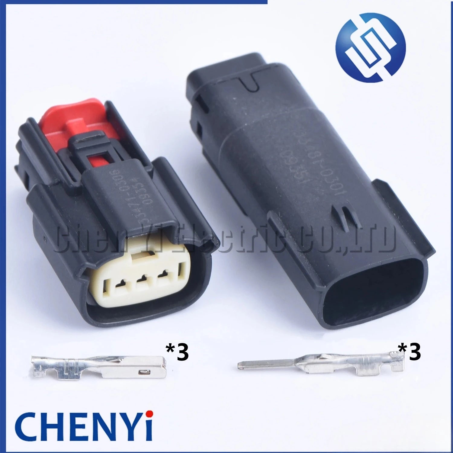 3 pin female or male 33471-0306 Automotive Steering Wheel Booster Pump Plug Electrical 33471-0301 33481-0301