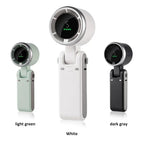 Car Portable Mini Fan 3600mA Rechargeable Battery USB Foldable Handheld Fan Turbo Bladeless Small Pocket Fan for Outdoor Amagi