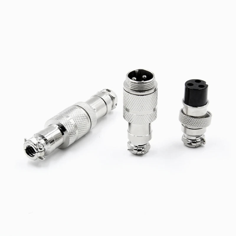 1Set GX12 2/3/4/5/6/7 Pin Male&Female Docking Aviation Plug&Socket Circular Waterproof Thread butt joint Connector