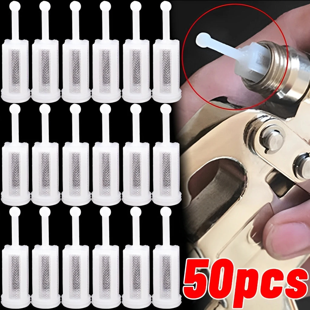 Nylon Fine Mesh Filter for Car Paint Spray Gun Replaceable Part Prevent Clogging Paint Feed Sprayer for Auto Styling Graffiti