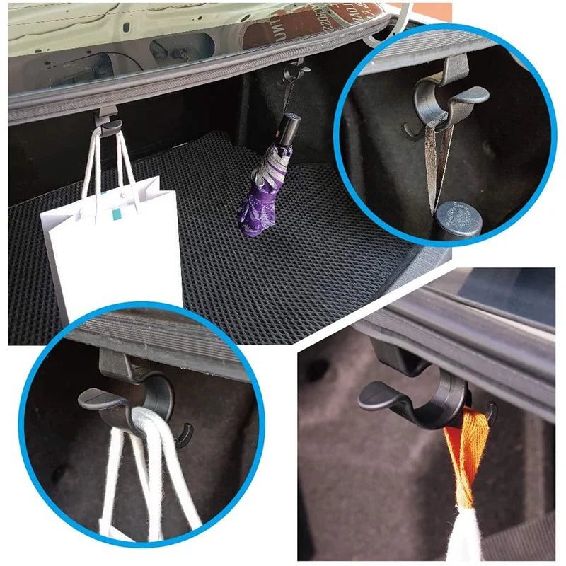Car Umbrella Holder Universal Car Trunk Umbrella Mount Towel Hanger Hooks Auto Car Accessories Internal Storage Organizer Holder