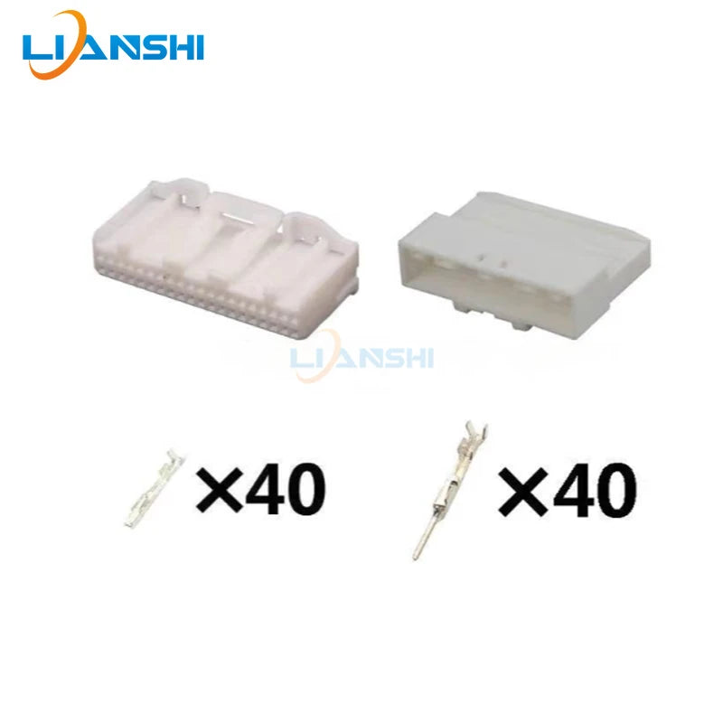 1318389-1, domestic 1674312-1, applicable to 40-hole Toyota instrument harness plug DJ7401S-0.7-21