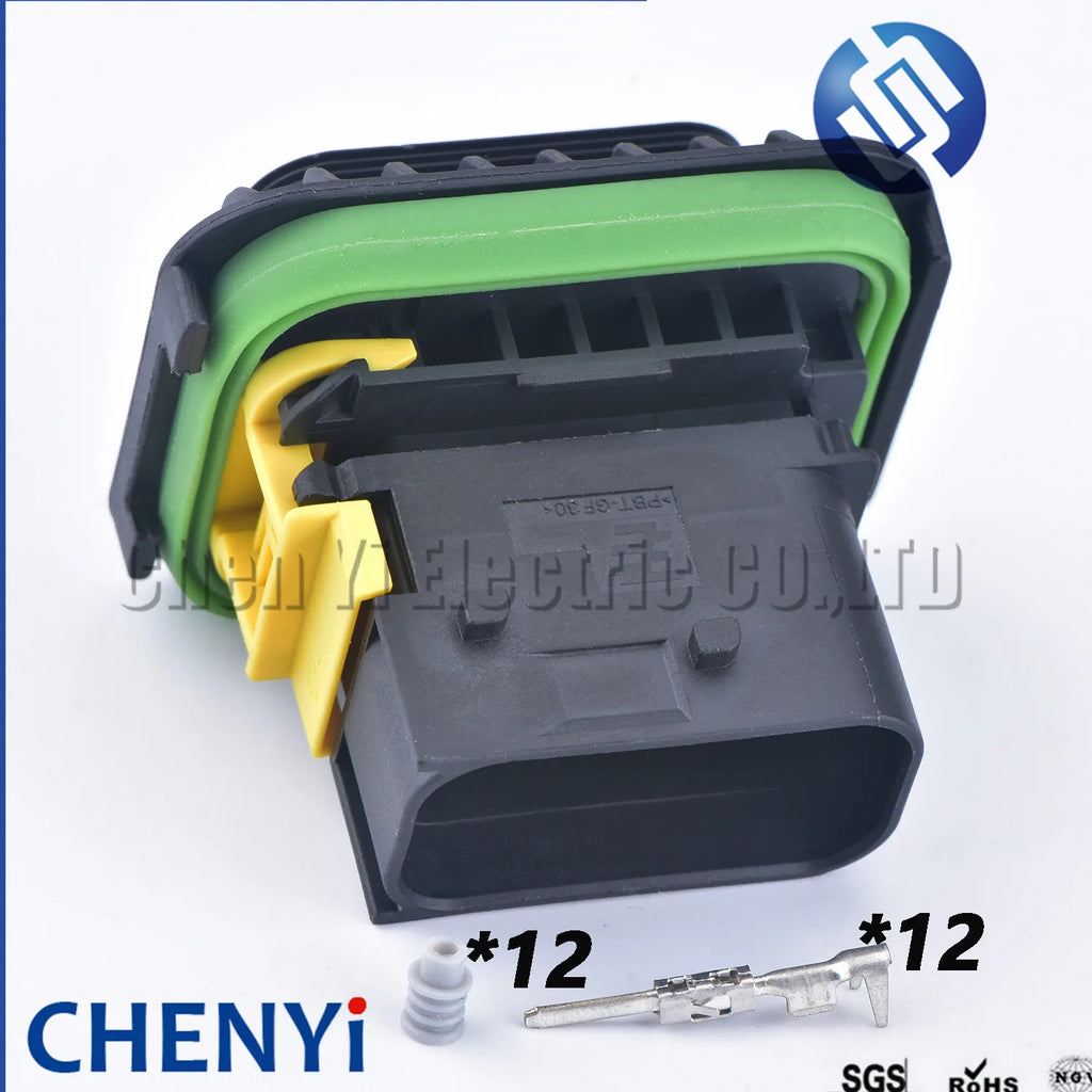 12 Pin Female or male Automotive Waterproof Wire Harness Wiring Connector plug 1-1703639-1 1-1564520-1 0-1670898-1 1-1564414-1