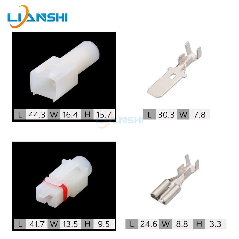 Auto auto electric motorcycle waterproof connector DJ7013-7.8-11/21 High power car connector with terminal