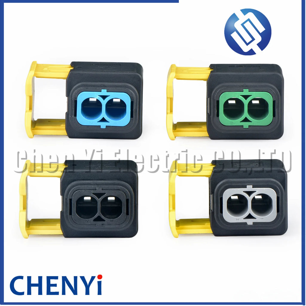 2 Pin female 6.3mm series Automotive waterproof connector wire harness Plug 1-1564542-1 2-1564542-1 3-1564542-1 4-1564542-1