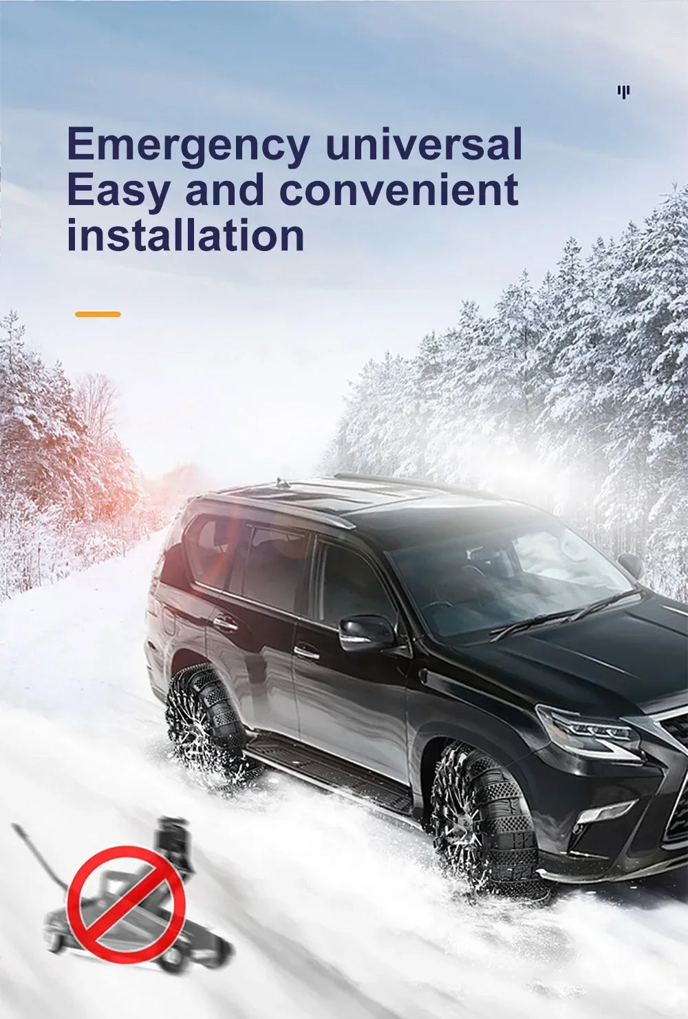 Snow Chain Tyre Chain 10/1PCS Urethane Set Wheel Ties Belts Car Tires Chains Winter Anti-Slip Chain Anti Skid Snow Emergency New