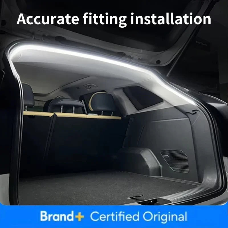 Car High Brightness Trunk Lighting Ambient Light Interior Decoration LED Wiring Free Automatic Sensing Tailgate Strip Amagi