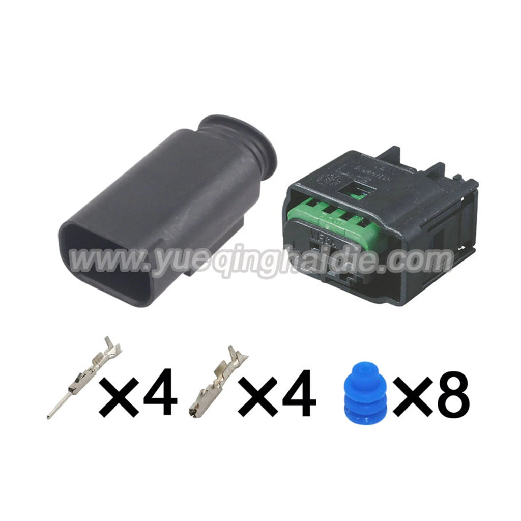 Tyco 4 Pin Connector Waterproof AMP 0.6mm Male Female Connector Housing Cable Plug for BMW 1-967640-1 2-967640-1