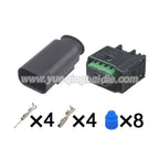 Tyco 4 Pin Connector Waterproof AMP 0.6mm Male Female Connector Housing Cable Plug for BMW 1-967640-1 2-967640-1
