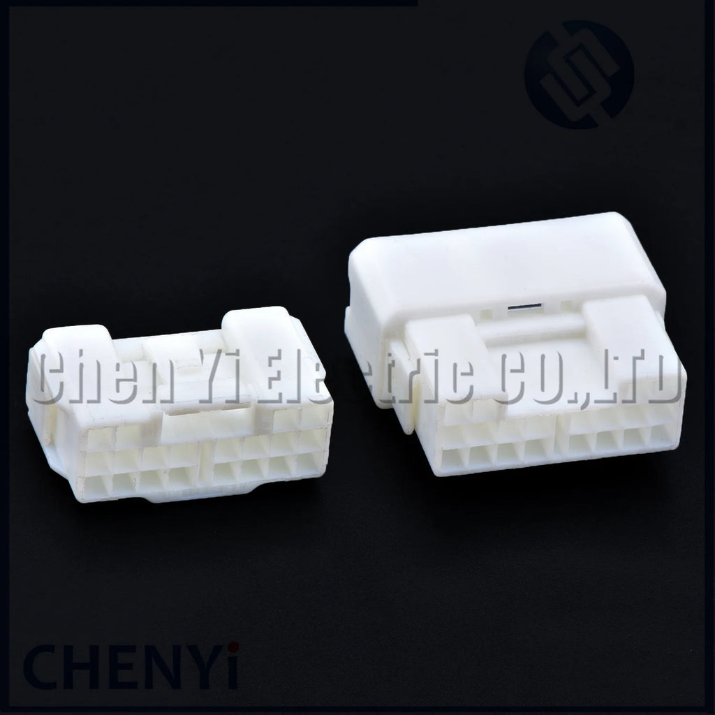 20 Pin male female Car Socket Auto Low Current Cable Adapter Automobile Replacement Connector Plug 6098-7360 6098-7357 With Pin