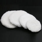 Car Wool Polish Pad 5 Sizes Disc Car Waxing Polishing Buffing Cars Paint Care Polisher Pads Auto Washing Cleaning Accessories