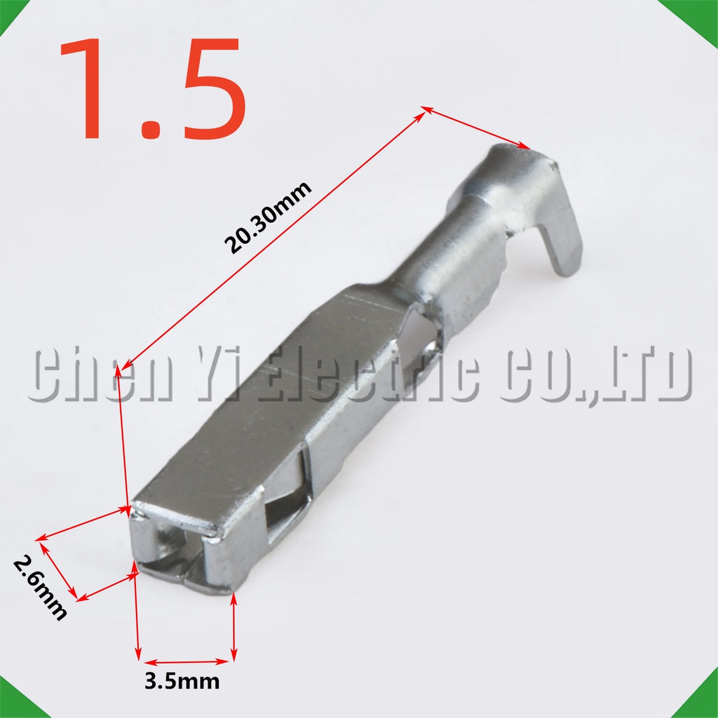 50 Pcs 1.5 2.8 mm Male or Female wire Crimp Pins For 211CC3S2120 211CL3S2160 211CC2S416...