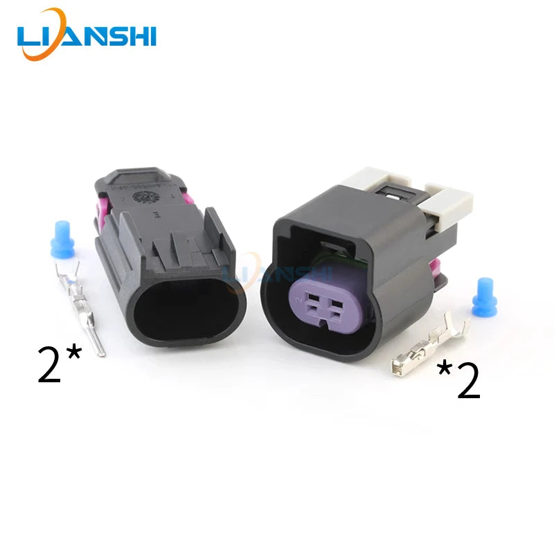 15326806 15326801 For car oil pump connector 2p fog lamp plug for Buick Chevrolet headlamp exhaust temperature sensor