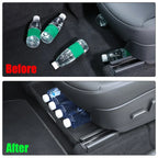 Spacious for Tesla Model Y Custom-Fit Storage Box Large Capacity Concealed Organizer with Premium Felt Sliding Drawer New Amagi
