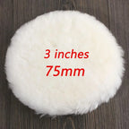 3/4/5/6/7 Inch Wool Polishing Disc Car Waxing Polishing Buffing Car Paint Care Polisher Pads Auto Washing Accessories 1/5pcs