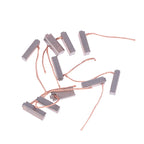 High Quality 10Pcs 5*7*19mm Copper Electric Generator Carbon Brushes Car Alternator Power Tools Car Regulator Low Copper