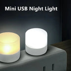USB Night Light Portable LED Plug Lamp 1- 20pcs Warm White Eye Protection Reading LIght Lamp 5V 1W USB Plug Night Lights