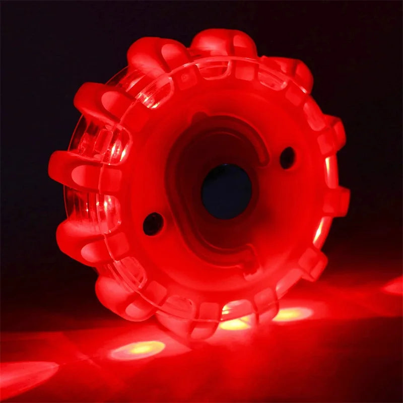 1Pc Magnetic LED Strobe Warning Light Car Emergency Road Rescue Safety Flashing Lights Roadside Auto Signal Lamp Accessory