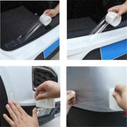 Car Stickers Anti Scratch Door Sill Protector Rubber Strip Carbon Fiber Threshold Protection Bumper Film Styling  Accessories