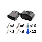 14P is suitable for Volkswagen Audi xenon LED headlight cabin wiring harness plug 3C0973837, male and female 3C0973737
