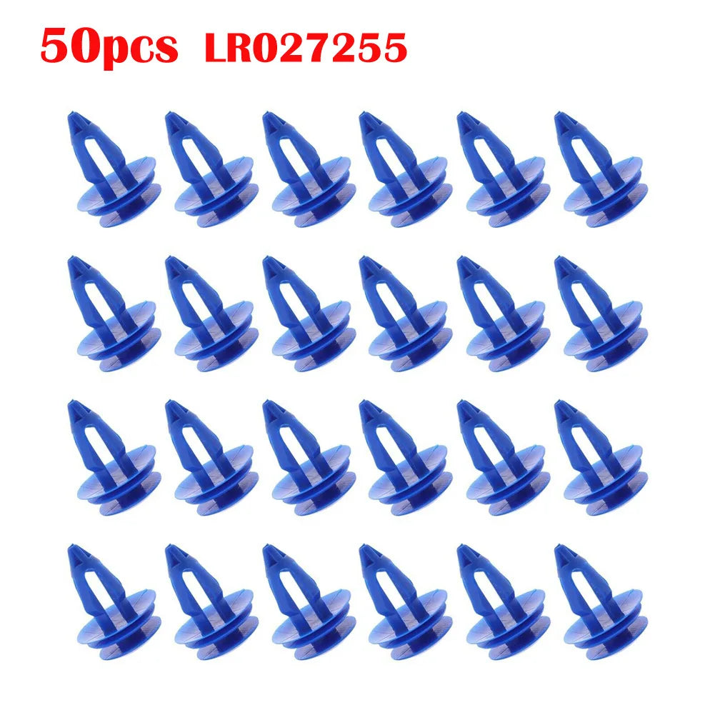 50Pcs Front Rear Wheel Arch Trim Plastic Clip For Rover Range Evoque Car Door Guard Front Rear Wheel Arch Trim Fastener Clips