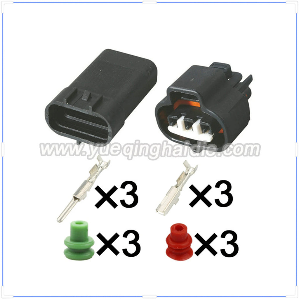 3Pin Connector Waterproof 2.2mm Male Female Connector Auto Housing Cable Socket for VSS Toyota 1JZ 2JZ 6189-0099 90980-10845
