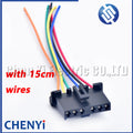 1 Pcs 6 Pin female Automotive Rear Tail Light Socket Turn Signal Light Connector Circuit board Wire harness plug V348 For Ford