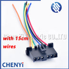 1 Pcs 6 Pin female Automotive Rear Tail Light Socket Turn Signal Light Connector Circuit board Wire harness plug V348 For Ford