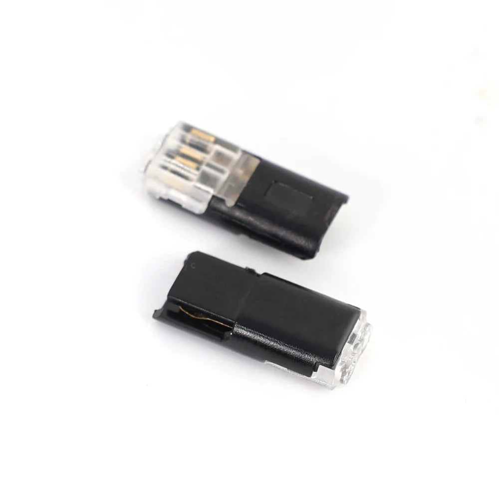 50-1Pcs 2 Pin Way Plug Wire Cable Snap Connectors Waterproof Electric Wire Double-Wire Plug-In Connector with Locking Buckle