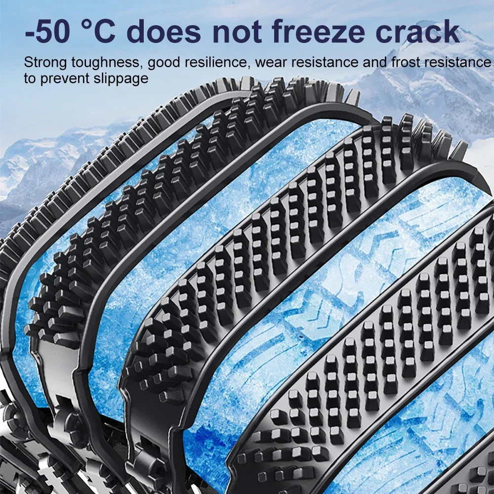 Snow Chain Tyre Chain 10/1PCS Urethane Set Wheel Ties Belts Car Tires Chains Winter Anti-Slip Chain Anti Skid Snow Emergency New